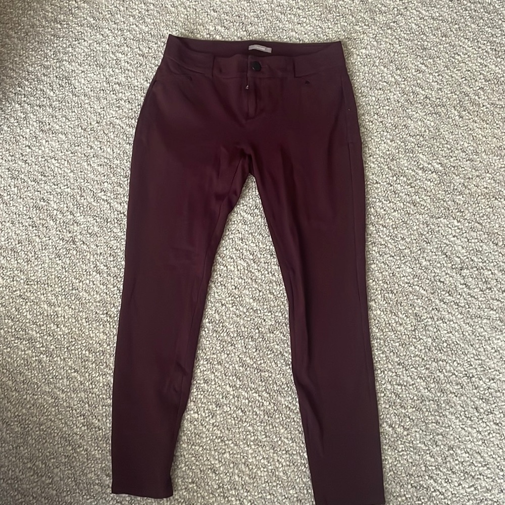 Maurices maroon jeggings